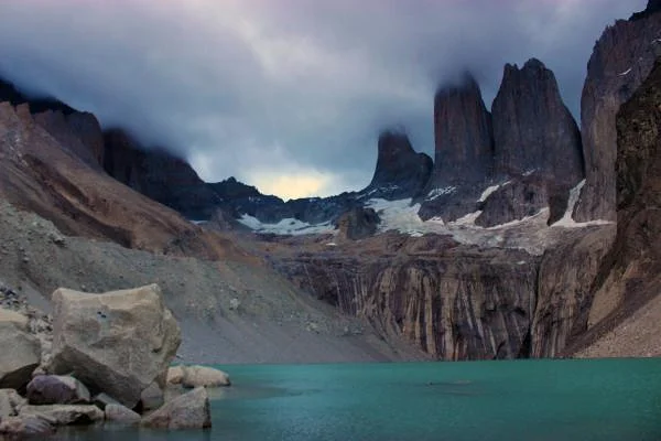 arrivés sur les Torres — Parc national Torres del Paine (Chili)