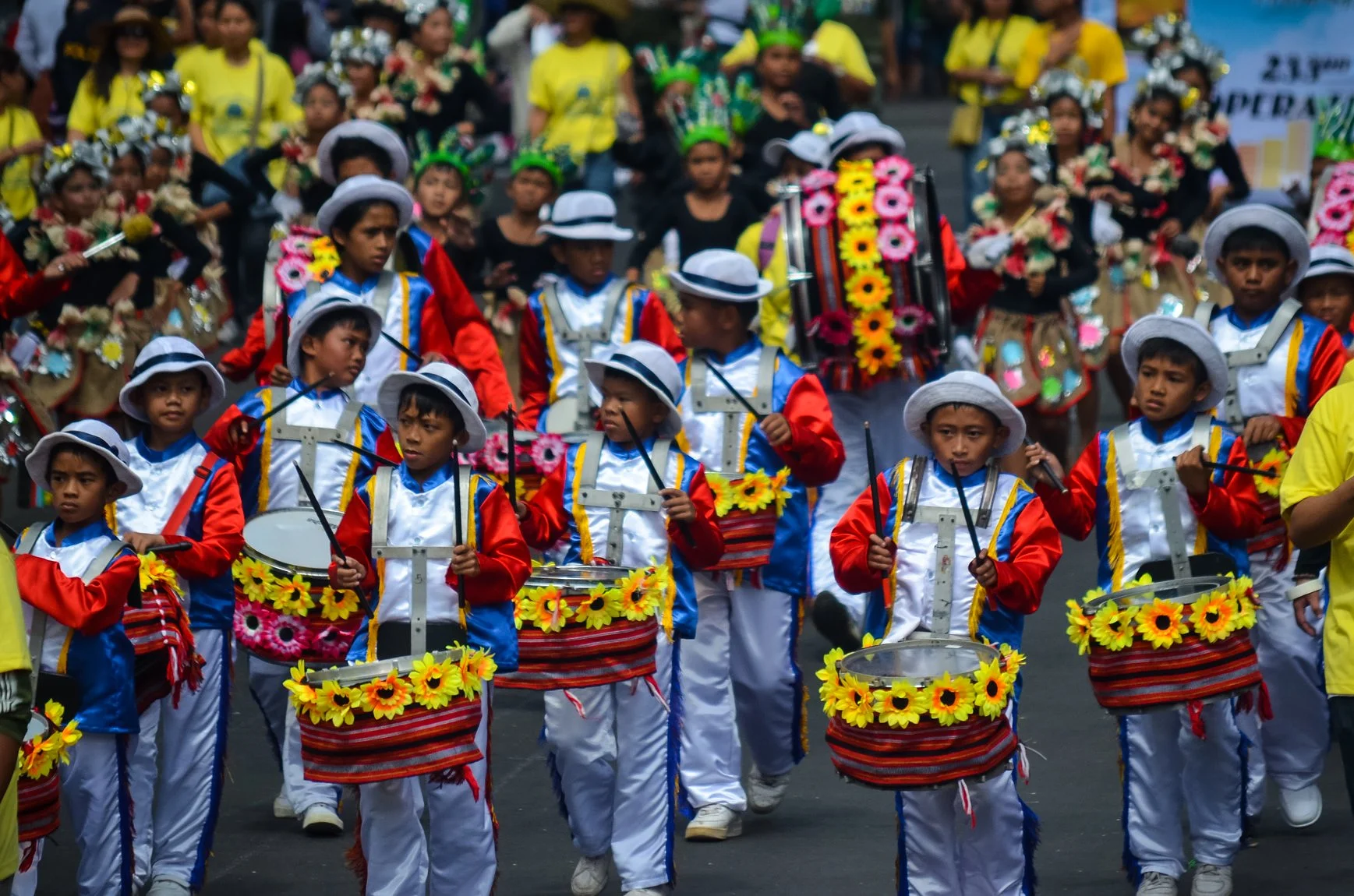 les enfants déguisés (Philippines)