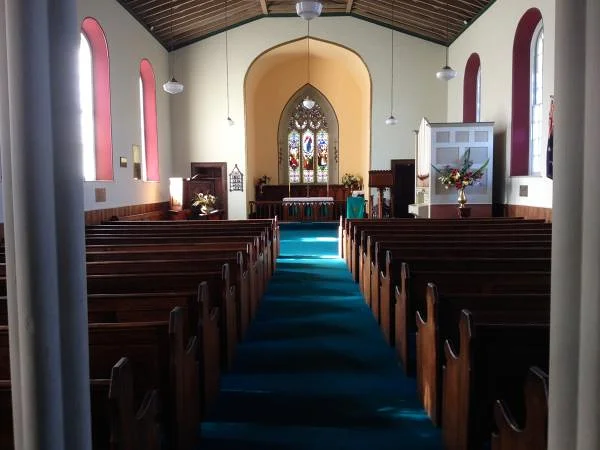 Intérieur d'un temple (Australie)