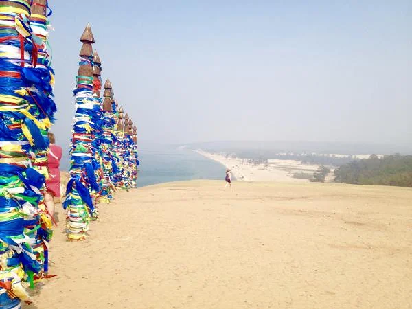 Plage d'Olkhon (Russie)