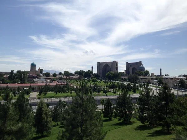 Jardins de Samarcande — Samarkand (Ouzbékistan)