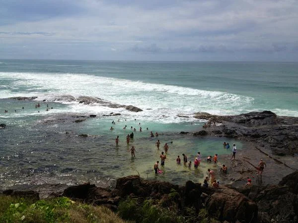 Récif sur Fraser island (Australie)