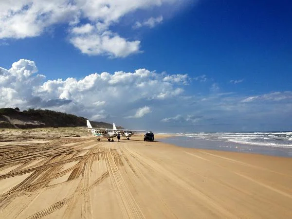 Atterrissage sur la plage (Australie)