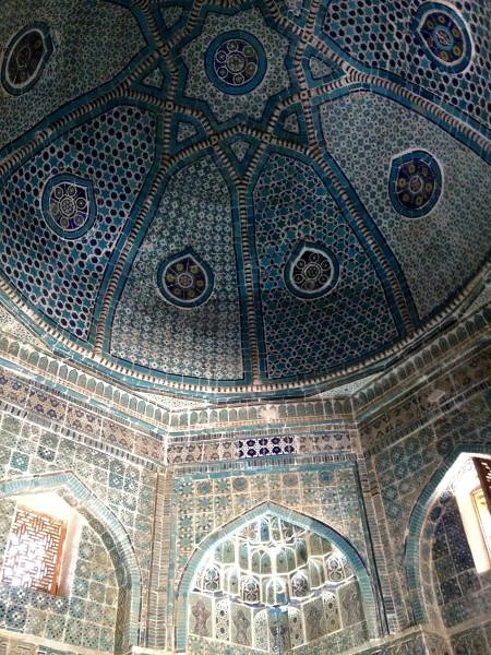 Dôme du tombeau de Koussam Ibn Abbas — Shakh-i-Zinda (Ouzbékistan)