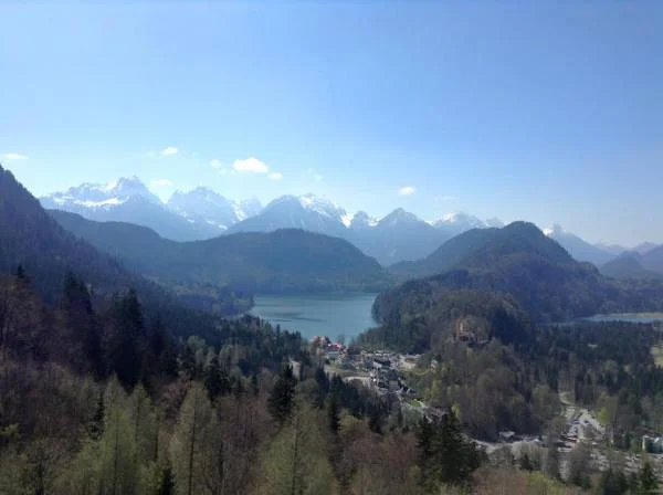 Montagnes enneigées (Allemagne)