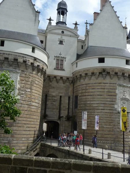 Entrée du château — Château des ducs de Bretagne (France)