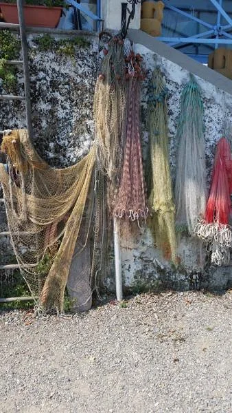 filets de pêche — Stresa (Italie)