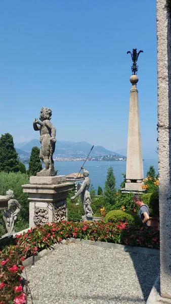 Des obélisques — Jardin botanique de l'Isola Bella (Italie)