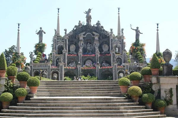 Espace central du jardin — Jardin botanique de l'Isola Bella (Italie)