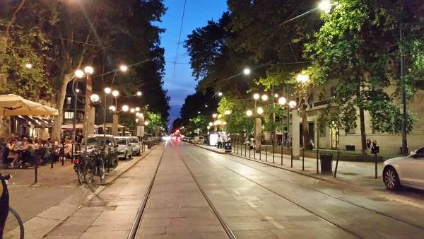 rue de nuit — Milan (Italie)