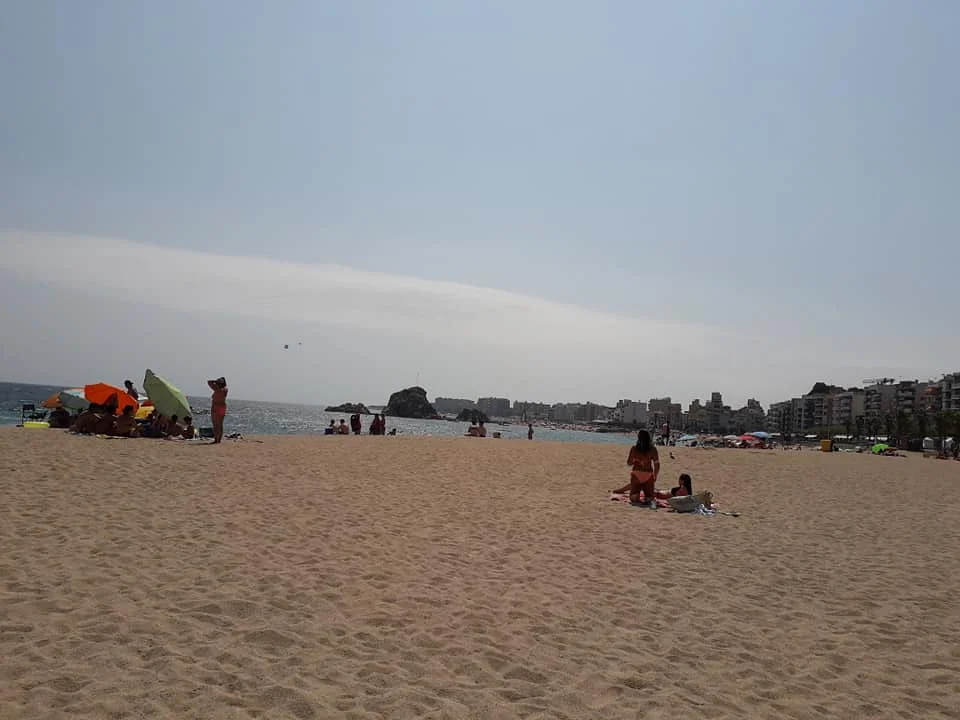 la plage principale de Blanes — Blanes (Espagne)