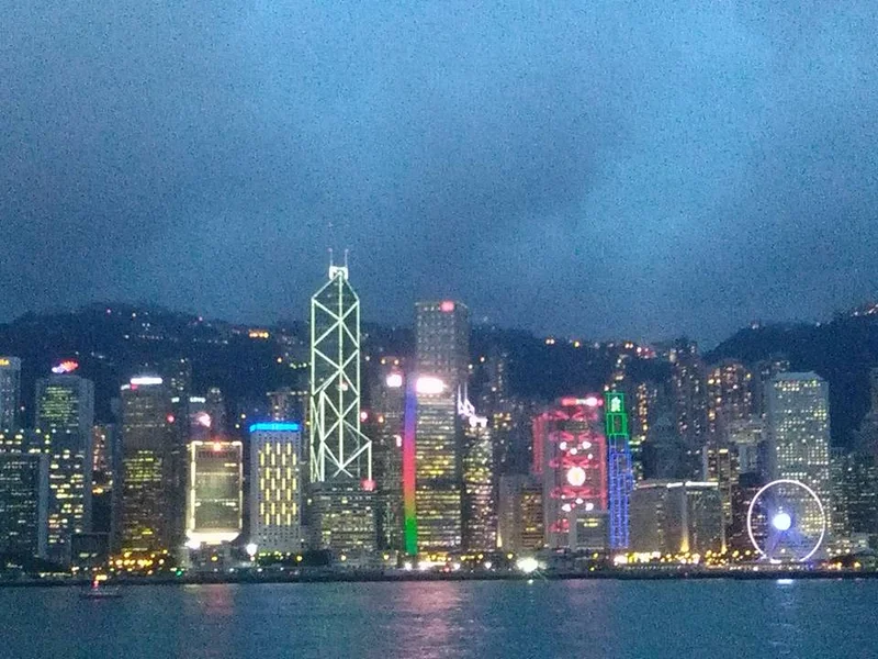 les lumières de nuit — Hong Kong (Chine)