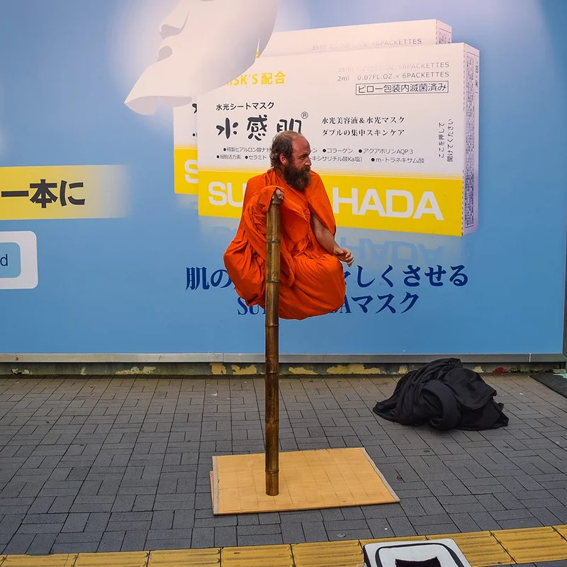 un illusioniste — Hong Kong (Chine)