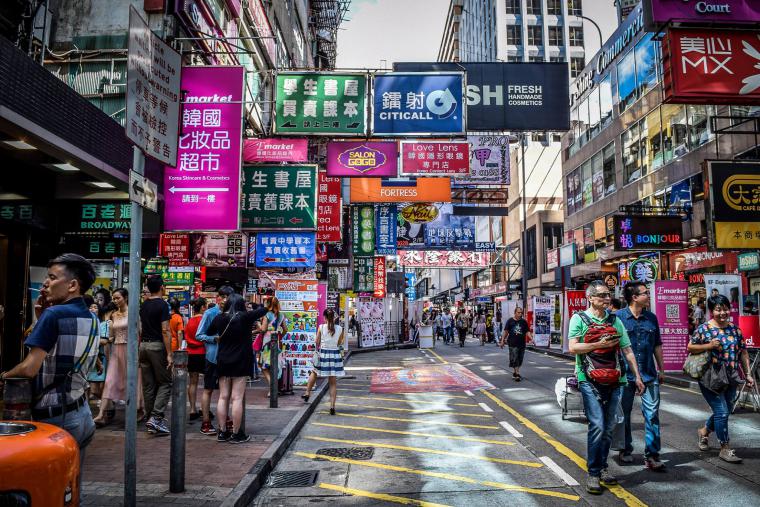 la couleur des rues de hk