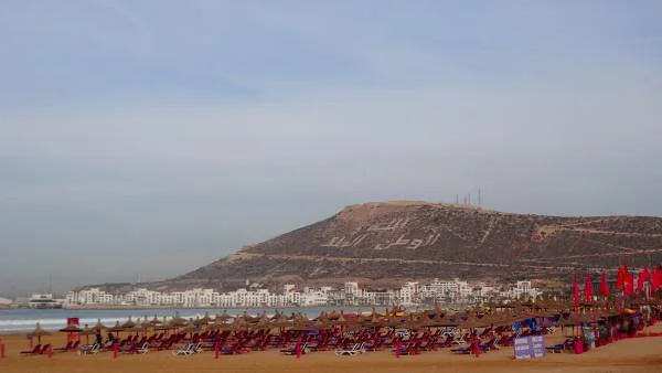 Montagne Allah — Plage d'Agadir (Maroc)