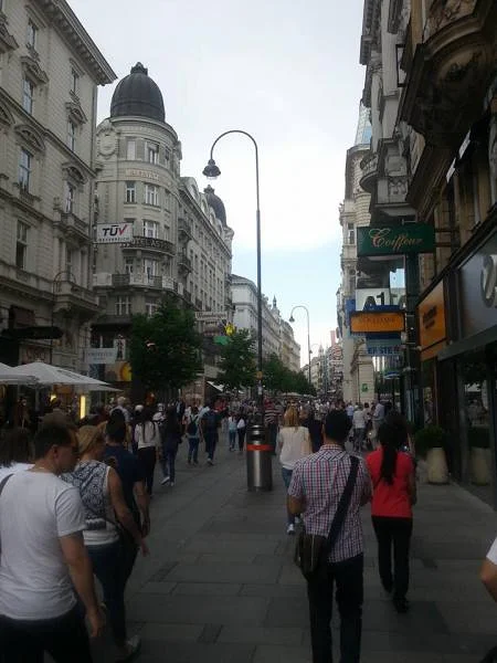 Rue commercante — Vienne (Autriche)