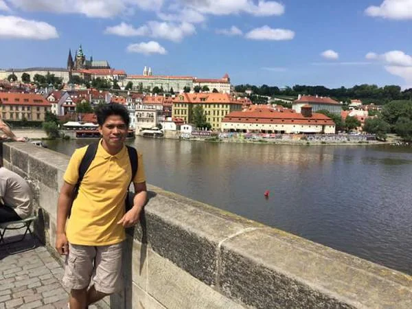 sur le pont — Prague (République Tchèque)